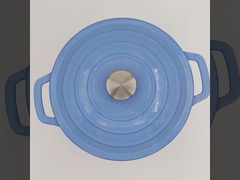 forno holandês do ferro fundido do esmalte