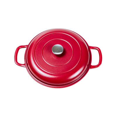 do auto holandês de Oven Non Stick Dutch Oven do ferro fundido 3L projeto de circulação