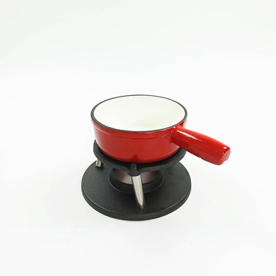 potenciômetro do fondue de queijo do ferro fundido de 21cm 12 libras duráveis e duradouros