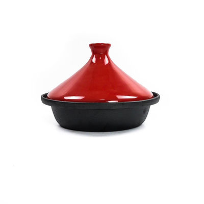 Grupos do Cookware do ferro fundido de 7 partes esmaltados para interno e exterior