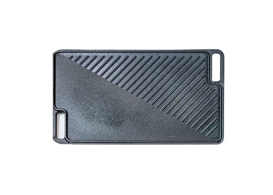 Chapa para assar reversível da grade do ferro fundido de 18 polegadas com retenção excelente do calor