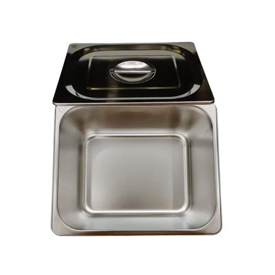 O Cookware de aço inoxidável do produto comestível ajusta 6 de múltiplos propósitos na bandeja do hotel