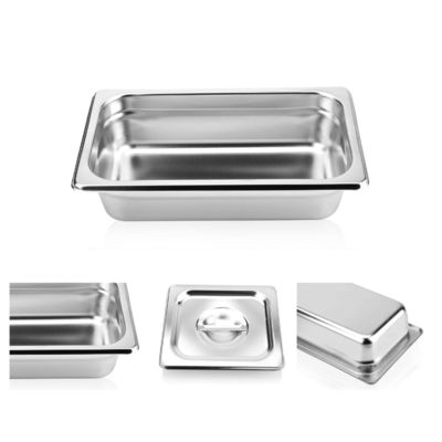 O Cookware de aço inoxidável do produto comestível ajusta 6 de múltiplos propósitos na bandeja do hotel