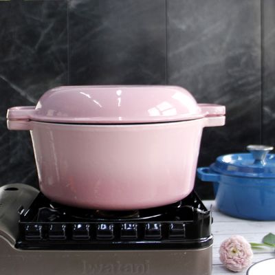 Caçarola Oven With Skillet Lid Height holandês do ferro fundido do ODM do OEM 11.5cm