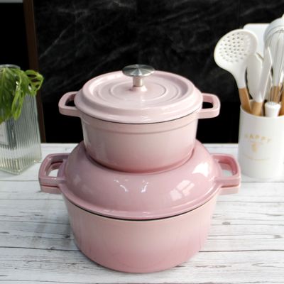 Sete de utensílios de cozinha de forno holandês duplo 2 em 1