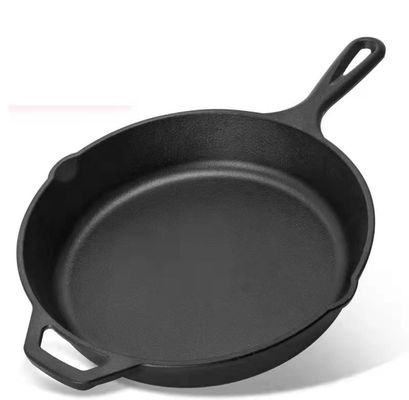 O OEM temperou pre o Cookware do ferro fundido ajustado acampando
