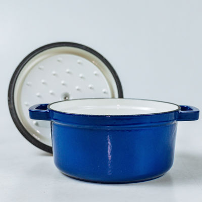 Forno holandês esmaltado colorido 18/20/22/24/26cm do ferro fundido