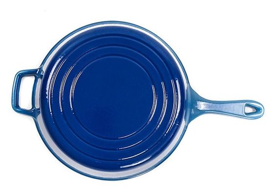 O GV de BSCI esmaltou o Cookware Pan Lid And Stew Pot 2 do ferro fundido em 1