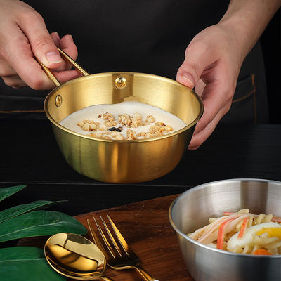 O Cookware 304 de aço inoxidável ajusta a bacia para servir Makgeolli