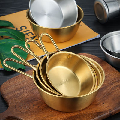 O Cookware 304 de aço inoxidável ajusta a bacia para servir Makgeolli