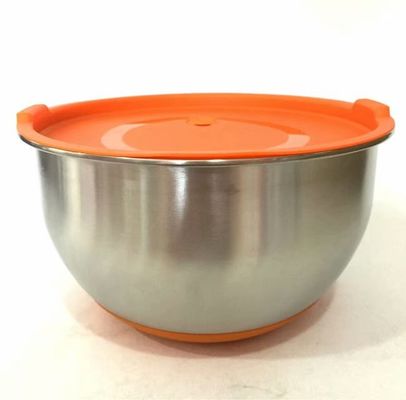 O Cookware de aço inoxidável de pouco peso ajusta a bacia de salada 0.4L-4L de aço inoxidável