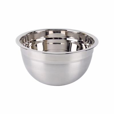 O Cookware de aço inoxidável de pouco peso ajusta a bacia de salada 0.4L-4L de aço inoxidável