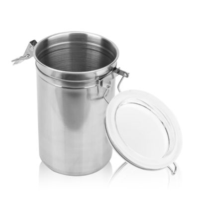 recipiente apertado do ar de aço inoxidável de 13cm selado e impermeável