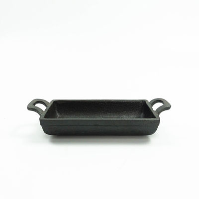 Ferro fundido do ODM do OEM que frita Pan Grill Pan Set pre temperado BSCI