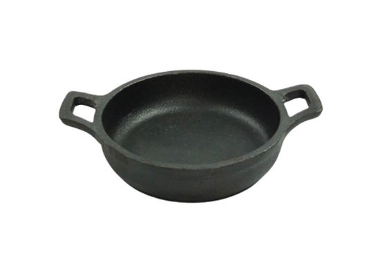 Ferro fundido do ODM do OEM que frita Pan Grill Pan Set pre temperado BSCI