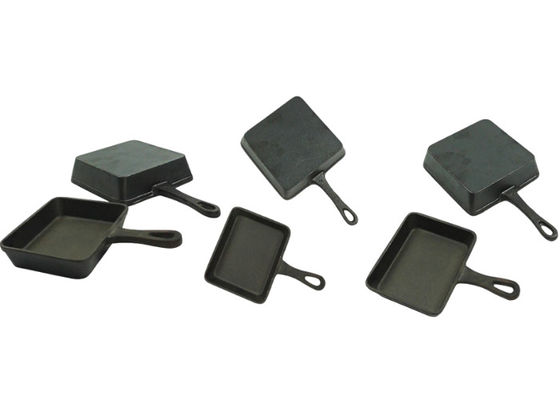 Cast Iron Deep Frying Pan With Lid Burn Proof 0.7/0.9kg