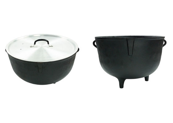 GV holandês de Oven With Wooden Lid ISO9005 do ferro fundido do ODM do OEM
