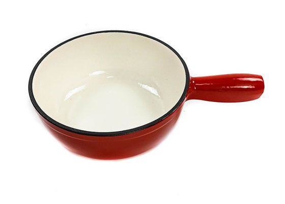 potenciômetro do fondue de queijo do ferro fundido de 21cm 12 libras duráveis e duradouros