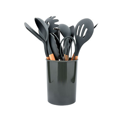 Utensílio não-aderente dos acessórios do Cookware da cozinha ajustado com punho longo