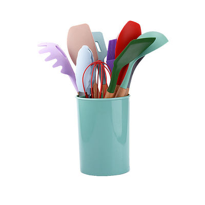 Utensílios personalizados da cozinha do silicone dos acessórios do Cookware da cozinha com suporte