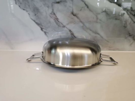 O Cookware de aço inoxidável da tira ajusta o potenciômetro de aço inoxidável do produto comestível 304