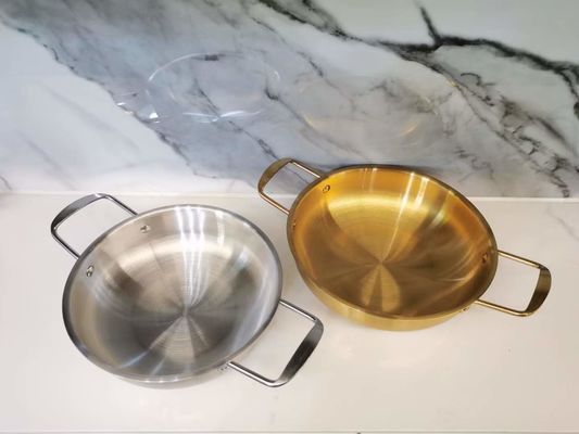 o Cookware de aço inoxidável da prova da oxidação ajusta o produto comestível de aço inoxidável de 304 potenciômetros