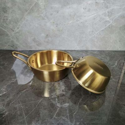 O Cookware 304 de aço inoxidável ajusta a bacia para servir Makgeolli