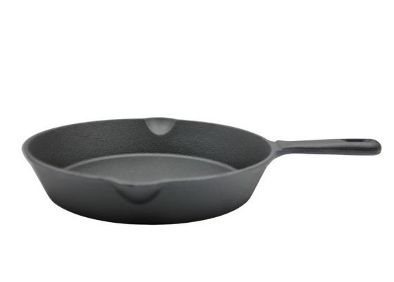 ferro fundido de 16cm que frita Pan Deep Cast Iron Skillet para a fritura da agitação
