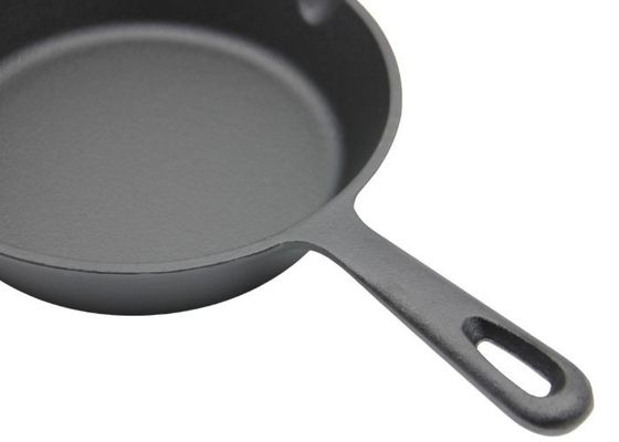Em volta do frigideira pre temperado do ferro fundido com diâmetro da tampa 6,3 polegadas 8 polegadas