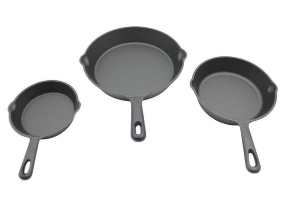 ferro fundido de 16cm que frita Pan Deep Cast Iron Skillet para a fritura da agitação