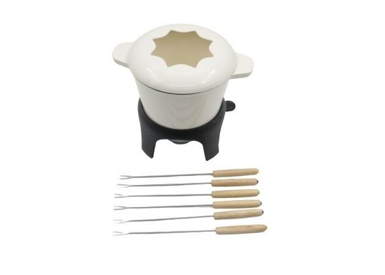 Potenciômetros feitos sob encomenda do fondue de queijo do revestimento esmaltado vara de 1,5 quartos não