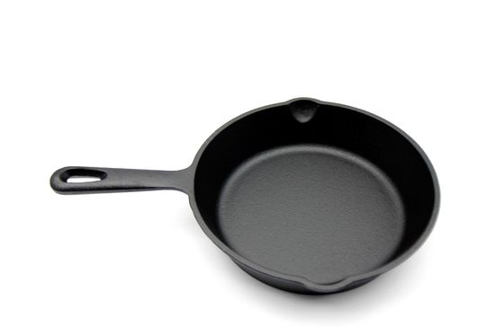 O frigideira do ferro fundido de 6/8/10 de polegada temperado pre para o gatilho, Sauté, coze todo o fogão