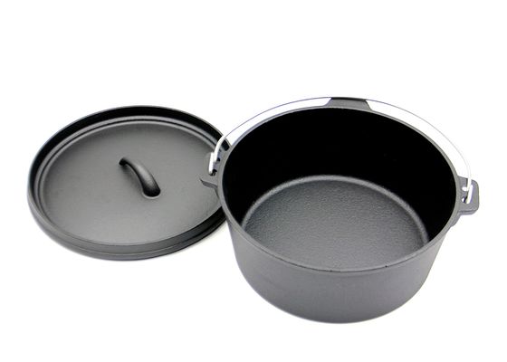 3 partes temperaram pre o ferro fundido que frita GV ISO9005 de Pan Set BSCI