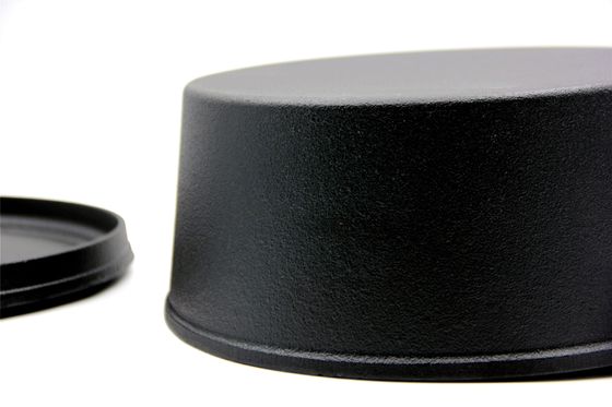 Fogo de campo de ferro fundido de 6 kg pré-sazão Forno holandês com tampa - pote de ferro fundido redondo de 5,5 litros para cozinhar ao ar livre, estufas e fornos