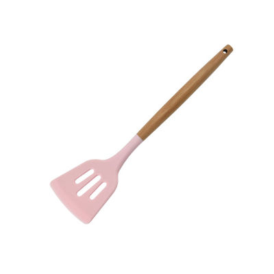 O silicone não-aderente que cozinha o utensílio da cor ajustou o grupo de ferramentas da cozinha