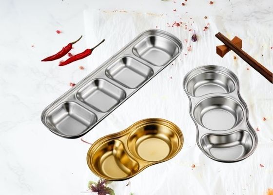 Molho de tempero dividido de aço inoxidável de molho OEM &amp; ODM para restaurante em casa