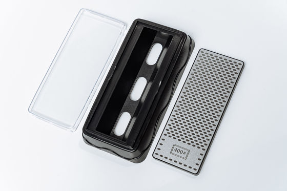 Ferramenta exterior de acampamento polonesa de dobramento de Diamond Knife Sharpener Double Sided da mó