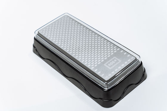 grão frente e verso de 1.Premium Diamond Knife Sharpener-400/1000 para reparar &amp; Resharpening