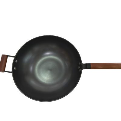 Frigideira chinês do ferro fundido da cozinha da casa de BSCI que cozinha o frigideira chinesa Pan Non Stick 32cm