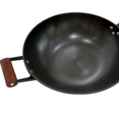 Frigideira chinês do ferro fundido da cozinha da casa de BSCI que cozinha o frigideira chinesa Pan Non Stick 32cm