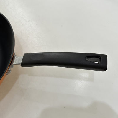 Frigideira chinesa chinês do frigideira superior do ferro fundido 13Inch com a tampa e não a vara de vidro moderadas