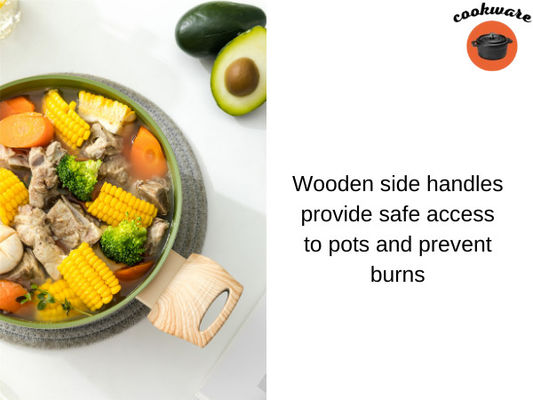 O Cookware 7Piece de alumínio superior ajustou-se para o verde de Cooktops da indução