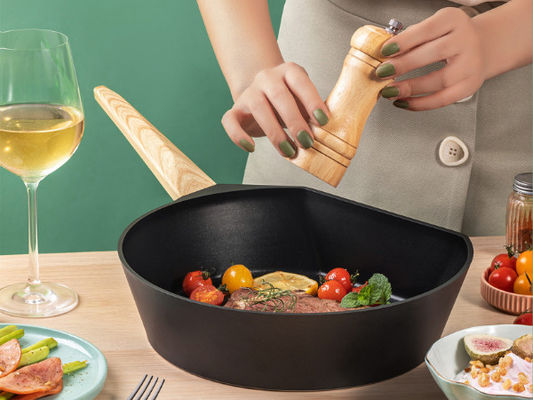 Frigideira de Safe Non Stick da máquina de lavar louça 13 polegadas com revestimento cerâmico