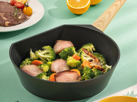 Frigideira de Safe Non Stick da máquina de lavar louça 13 polegadas com revestimento cerâmico