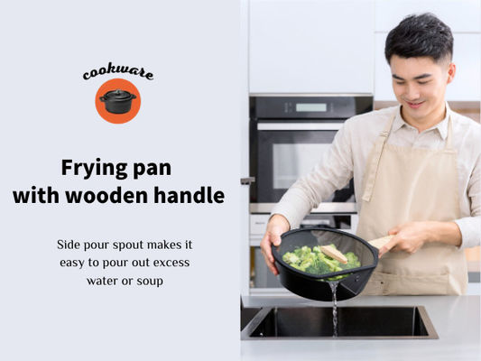 alumínio 16Inch que frita Pan For High Heat Cooking ISO9003