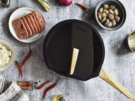 alumínio 10.25Inch que frita Pan Oven Safe With Silicone Handle
