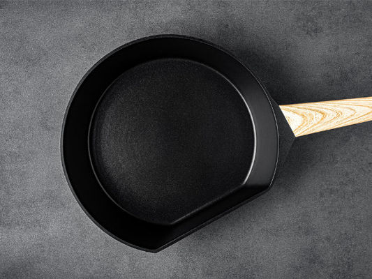 alumínio 10.25Inch que frita Pan Oven Safe With Silicone Handle