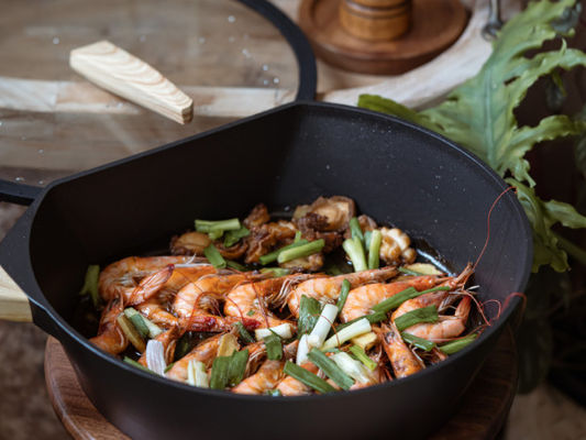 Frigideira de alumínio 8Inch não da vara versátil para a indução Cooktops