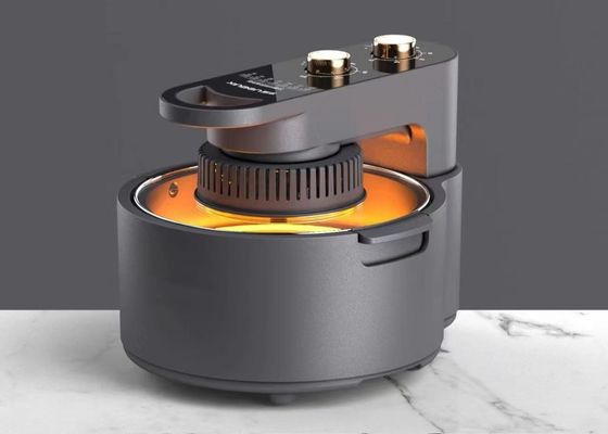 peso NOVO da frigideira 2.85kg do ar do preto 5L 1200W