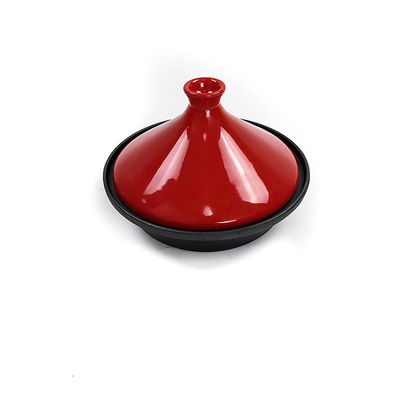 Ferro fundido esmaltado 3,3 quartos Tajine que cozinha o potenciômetro Stovetop seguro